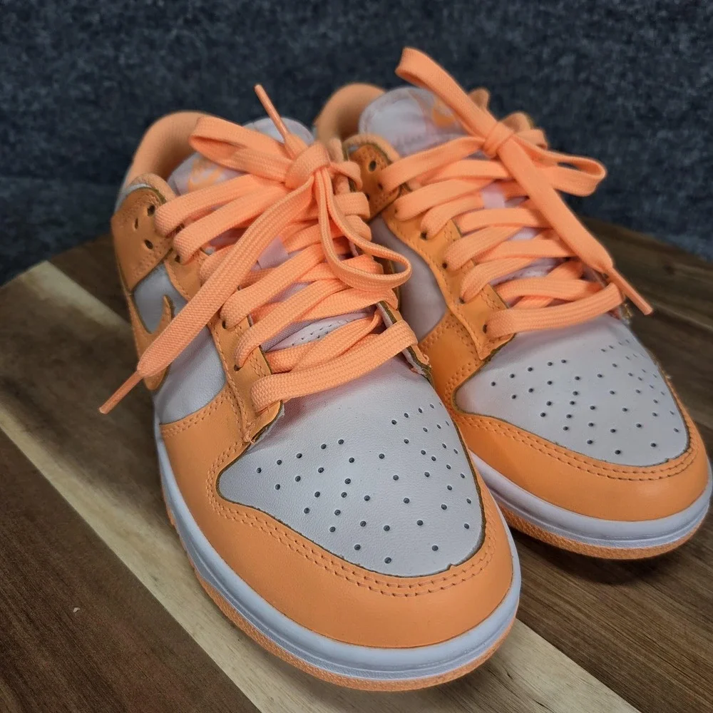 Nike Dunk Low Shoes Womens Size‎ 6.5 US Peach Cream White With Box DD1503-801